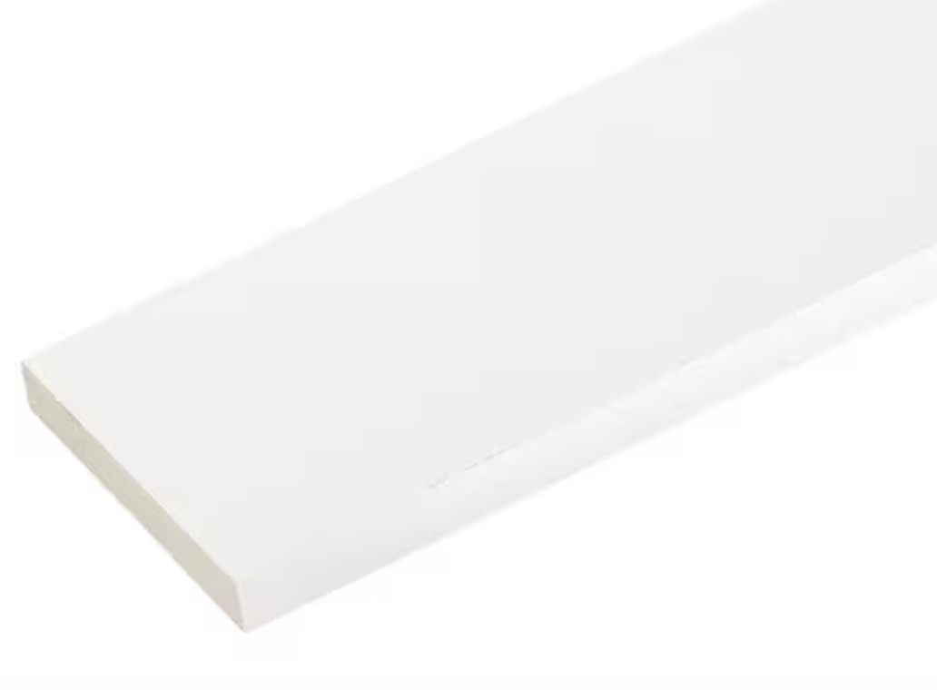 PVC Trim 1" x 18' -  Select your Width